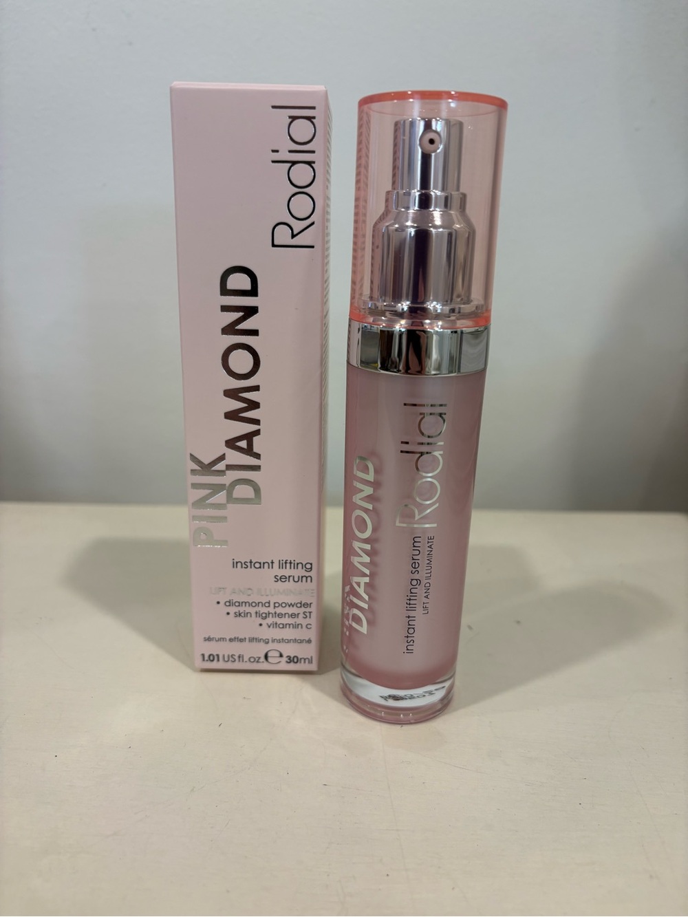 Rodial pink diamond instant lifting serum new in box